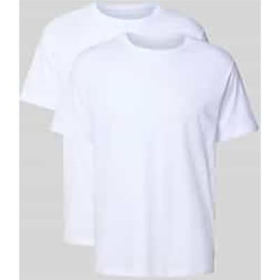 T-shirt van katoen in een set van 2
