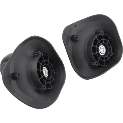 2 stuks/set PVC bagagewielen vervanging enkele roller voor kofferaccessoire wit