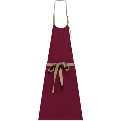 Schort/Tuniek/Werkblouse Unisex One Size Kariban Rosewood 65% Katoen, 35% Polyester