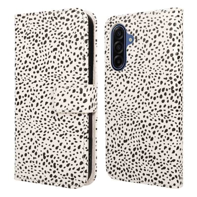 imoshion Hoesje - Geschikt voor Samsung Galaxy A17 (5G) / A17 (4G) - Design Bookcase smartphone - Desert Dots