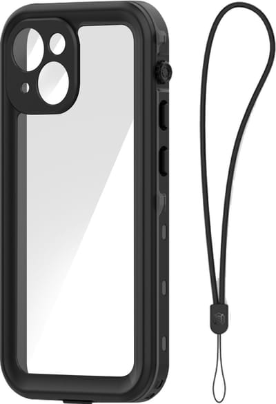 Redpepper, Hoesje Geschikt voor iPhone 13 Volledige Bescherming Waterdicht IP68, Transparant