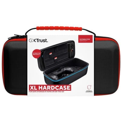 Trust GXT1252 XL HARDCASE – Switch 2 Hardcase – XL Beschermhoes – voor Console & Joy–Cons – voor Nintendo Switch 2 – Zwart