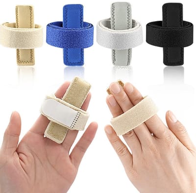 NTHProducts - Finger Rails - Finger Splint - Bescherming en stabilisatie - 4 stuks - Verstelbaar en ademend - Voor vingerrevalidatie - Geschikt voor ve...