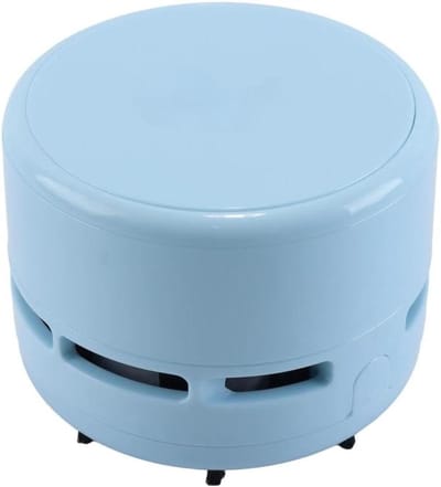 Mini Stofzuiger - Desktop Stofzuiger Toetsenbordreiniger - Bureau Reinigen - Gerichte Sproeiers - 80 x 60 mm - Blauw