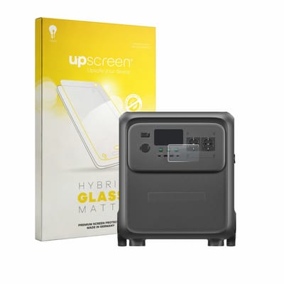 upscreen - Screenprotector voor Bluetti Elite 400 - Folie Beschermfolie Beschermglas matte