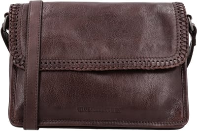 Hide & Stitches Inspired by Country Crossbodytas - Cowboy - Schoudertas - Leer - Dames - Leren Dames Tas - Donkerbruin