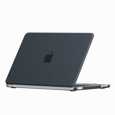 Lunso Geschikt voor MacBook Neo cover hoes - case - Mat Zwart
