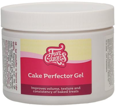 FunCakes Cake Perfector Gel - 500 g - Professionele Cakeverbeteraar & Stabilisator - Emulgator voor Cakes, Biscuits, Cupcakes – Verbetert Volume, Textuur & Structuur