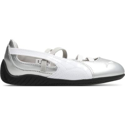 Puma Speedcat Peuterschoenen - Grijs - Maat 34.5 - Leer