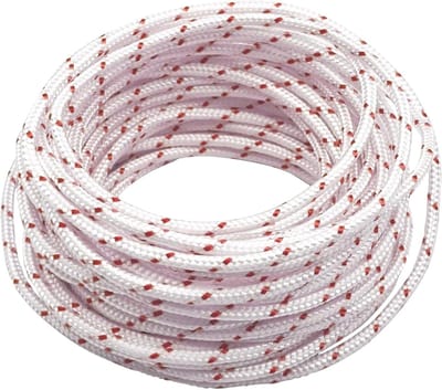 Startkabel Grasmaaier - Trekkoord Vervangend - Gereedschap Starten - Universeel Compatibel - 10 meter 35 mm - Zwart
