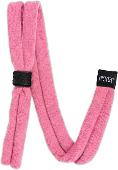 Brillenketting Katoen - Brilkoord - Veilig Brillen Dragen - Verstelbare Pasvorm - 35-65cm Lengte - Roze