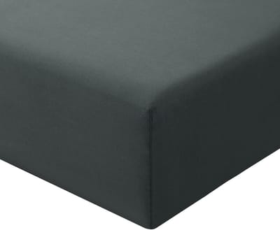 Hoeslaken 180 x 200 cm grijs vlak laken - hoeslaken 180 x 200 cm dekbedovertrek, microvezel lakenovertrek 180 x 200 cm antraciet matrashoogte tot 25 cm, bed hoeslaken laken