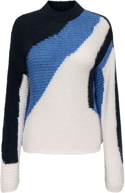 JDY - JDYDINEA L/S O-NECK MIX PULLOVER KNT - Dames - Gebreide truien