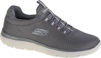 Skechers Summits, Heren grijze Sneakers 42,5 grijs