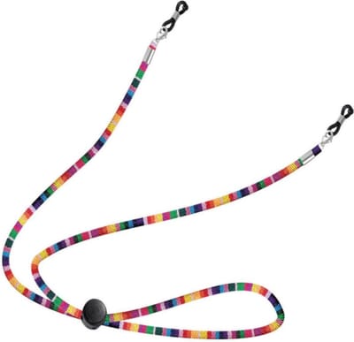 Eyezoo® Sport - Verstelbaar Brillenkoord – Universeel – Zonnebril Touwtjes - Regenboog Kleuren