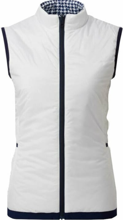 Footjoy Insulated Reversible Bodywarmer - Woman - Wit/ Zwart - Maat L