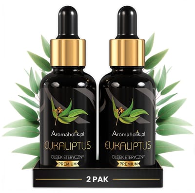 Aromaholik - Eucalyptusolie - Etherische Olie Set - 2x30 ml - Hooggeconcentreerd