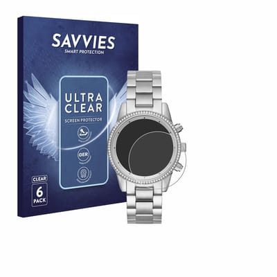Savvies - Screenprotector voor Michael Kors Ritz MK6428 - Folie Beschermfolie transparant 6 Stuks