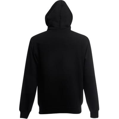Fruit Of The Loom Kinderen / Kinder Unisex Sweatshirt met capuchon (Zwart)