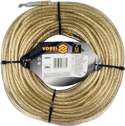 Vorel - Stalen Douanelijn - 6mm - 34m