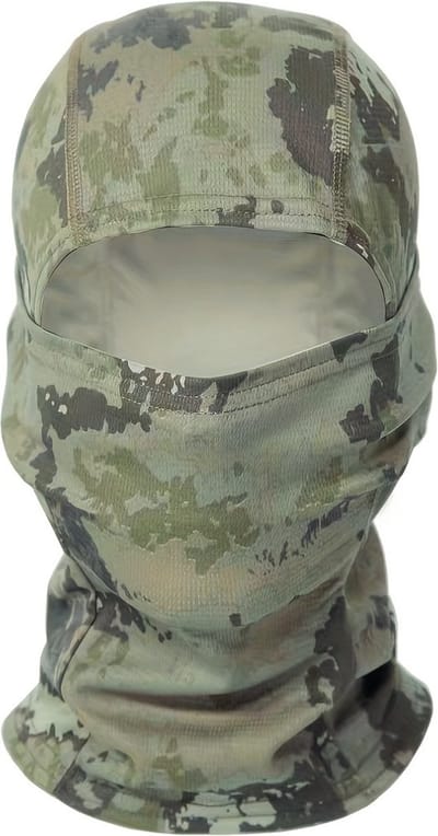 Nivard Winter Masker - Balaclava - Ski Mask - Ski Masker - Bivakmuts - Full Face Mask - Camouflage Lichtgroen