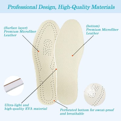 Store_7 - Orthopedische Inlegzolen - Corrector voor O-Poot en Valgus - Wit - Ademend en Comfortabel - Geschikt voor Mannen en Vrouwen - L