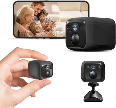 Binnenbeveiligingscamera - Huisdiercamera Thuiscamera - Veiligheid Thuis - 90 Dagen Stand-by - 130 Graden Hoek - Zwart