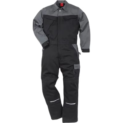 Kansas Industriële overall Icon Two Overall 8612 LUXE zwart/grijs