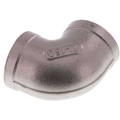 Rp 1'' RVS L-Fitting 90graden 10 Bar