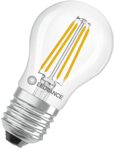 Ledvance LED Classic P45 Filament Lamp E27 - 5.9W 806lm 2700K 230V - Ø45mm - Geschikt voor Eetkamer, Werkplek & Grote Armaturen