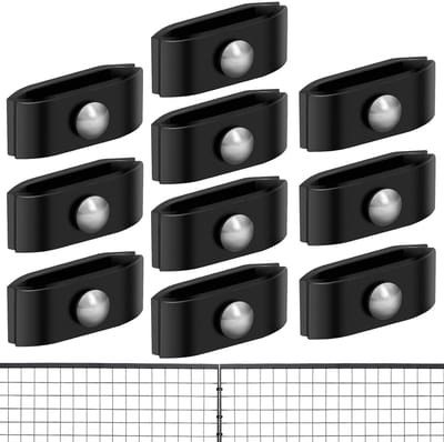 Schuttingpaneel Verbinders - Hekwerk Connectoren - Tuin Omheinen - Roestvrij Staal - 12 x 8 x 3 cm - Zilver