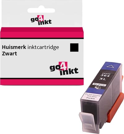 Compatible HP 364XL bk zwart inkt cartridge van Go4inkt - Huismerk inktpatroon