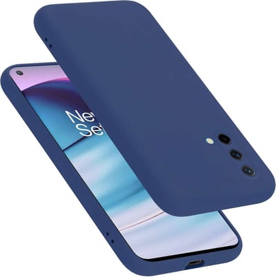 Cadorabo Hoesje geschikt voor OnePlus Nord CE 5G in LIQUID BLAUW - Beschermhoes gemaakt van flexibel TPU silicone Case Cover