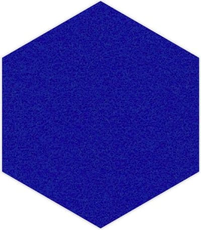 Hexagon vilt onderzetter - Donkerblauw - 6 stuks - ø 10 cm - 6-hoek - Glas onderzetter - Cadeau - Woondecoratie - Woonkamer - Tafelbescherming - Onderzetters Voor Glazen - Keukenbenodigdheden - Woonaccessoires - Tafelaccessoires