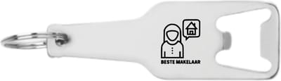 Akyol - beste makelaar flesopener - Makelaar - cadeau makelaar - leuk cadeau voor je makelaar om te geven - verjaardag makelaar - bedankt voor alle hulp - 105 x 25mm