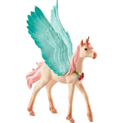 schleich BAYALA - Versierde eenhoornpegasus, veulen - Speelfiguur - Kinderspeelgoed voor Jongens en Meisjes - 5 tot 12 jaar - 70575