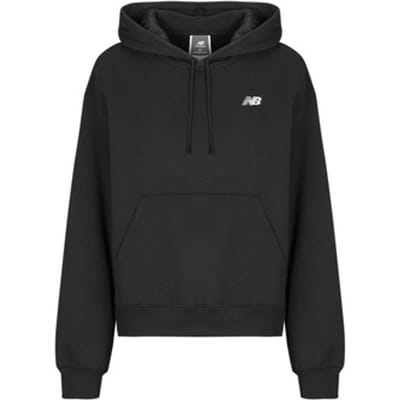 New Balance Sport Essentials Fleece Hoodie Dames Trui - BLACK