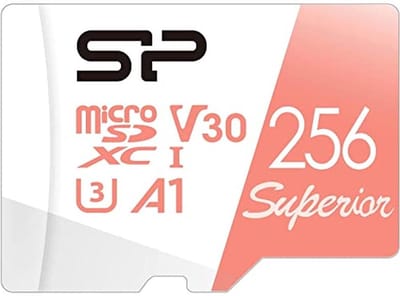256GB microSDXC Geheugenkaart - 4K Ultra HD, Hoge Overdrachtssnelheden