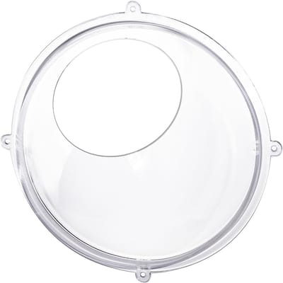 Acryl Wandplank met een Diameter van 24 cm, Transparant Design voor Moderne Interieurs en Decoratie
