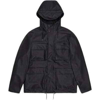 jas Rains pocket jacket w3 - zwart