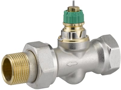 Danfoss Dynamic Valve thermostatische radiatorafsluiter recht 3/4 instelbaar debiet van 25 135 l/h RA DV
