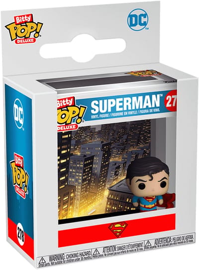 Superman Bitty POP! Deluxe Vinyl Figure Superman(Gargoyle) Display (12) 2,5 cm