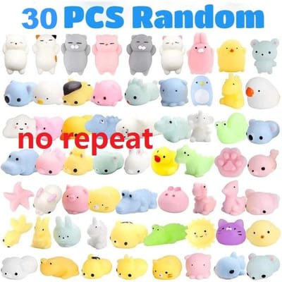 50-5PCS Kawaii Squishies Mochi Anima Squishy Speelgoed Voor Kinderen Antistress Bal Squeeze Party Gunsten Stress Relief Speelgoed Voor Verjaardag