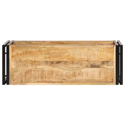 vidaXL - Tv-meubel - 90x30x40 - cm - massief - mangohout