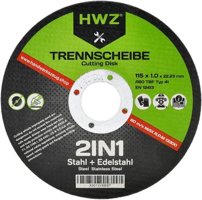 Dunne Slijpschijven - Metaal Snijden - Haakse Slijper - Extra Dun 1mm - 115 x 1mm