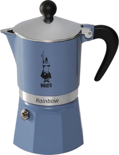 Koffiezetapparaat Fornuis - Espresso Maker - Koffie Maken - Lichtgewicht Ontwerp - 3 Koppen - Blauw