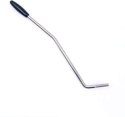 Tremolo Arm 5mm voor ST Squier Elektrische Gitaar - Chroom met Zwarte Tip, Ideaal voor Muzikanten en Gitaaraccessoires