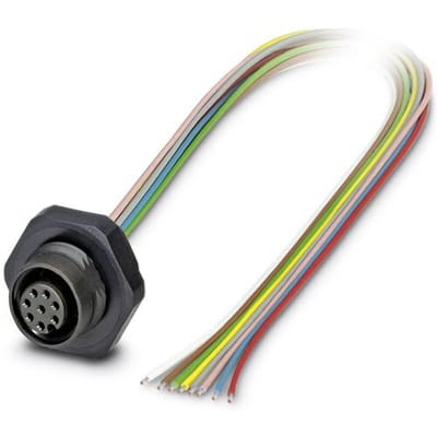Phoenix Contact 1436369 Sensor/actuator inbouwconnector M12 Aantal polen (sensoren): 8 Bus, inbouw 0.50 m 1 stuk(s)
