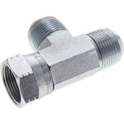 JIC T-koppeling UN 1-5/16''-12 Binnendraad x Buitendraad Staal 250 bar (3512.5psi)