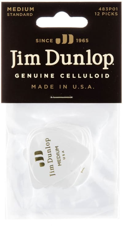 Jim Dunlop 483 Genuine Picks medium - Plectrum set